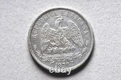 Mexico Republic 1872 Mo M UN PESO Silver Coin (Wt 26.87 g) C93