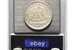 Mexico Republic 1872 Mo M UN PESO Silver Coin (Wt 26.87 g) C93
