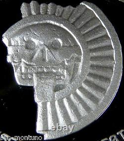 Mexico SILVER SKULL 3 Coin PROOF Set DISCO DE LA MUERTE Palau Memento Killer