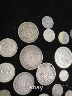 Mexico Silver Coin Lot 1700's to 1900's 24 Coins World Silver Coin Lot