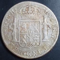 Mexico Spanish Colonial 8 Reales Carol Carolus IIII 1805 Mo TH Mexico City Mint