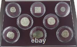 Middle Ages 8 Silver Coin Box Collection Noteworthy Historical Era w COA