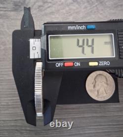 Moneda de 1 onza y bizel de plata 925 plata real autentica y marcada Mexicana