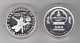 Mongolia Silver Proof 500 Tugrik Coin 2002 Year Japan Korea Football World Cup