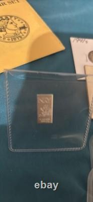 Morgan, Peace & 1979 Dollar Coins, Silver Gold Bars, NGC Certified Lot