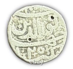 Mughal Empire Jahangir Silver Rupee Muzzayan Couplet 1025 AH/RY11 Ahmadabad Mint