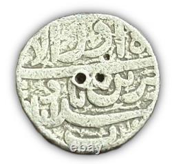 Mughal Empire Jahangir Silver Rupee Muzzayan Couplet 1025 AH/RY11 Ahmadabad Mint