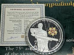 NEW 2020 Armenia Silver Coin 75th Anniversary of the Victory in WWII World War 2