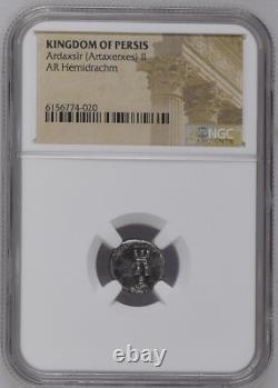 NGC Kingdom of Persis AR Hemidrachm -Various Kings of Persis Ancient Silver Coin