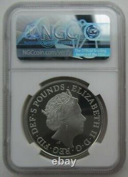 NGC PF70 Great Britain UK 2020 End of Second World War 75th Silver Coin 5 Pounds