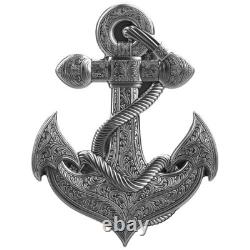 Nautical Anchor 2025 1 Tala 1 oz Pure Silver Coin Samoa KOMSCO