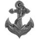 Nautical Anchor 2025 1 Tala 1 Oz Pure Silver Coin Samoa Komsco