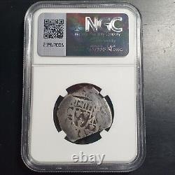 Netherlands East Indies Madura 1/2 RB on Mexico 4 Reales 1820 NGC Fine CS XF Det
