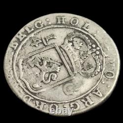 Netherlands Indies Batavian Republic 1/4 Gulden Batavorum 1802 VF