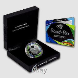 New Zealand 2016 1 OZ Silver Proof Coin RIO DE JANEIRO OLYMPICS