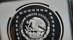 Ngc Proof 69 Ultra Cameo 1996 Mexico El Luchador 5 Pesos Silver Coin