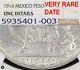 Ngc Uncirculated 1914 Mexico Caballito Peso-very Rare Date & A Lovely Coin #003
