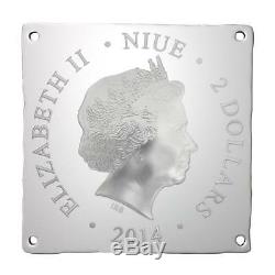 Niue 2014 $2 World Heritage Lamb of God 1 Oz Silver Coin