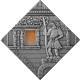 Niue 2014 Art That Changed The World Mannerism 28.28g Silver Coin With Agate