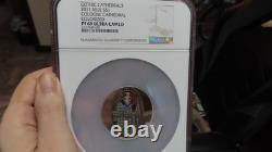 Niue COLOGNE Cathedral GERMANY Oval Shaped Coin 28grams. 925 NGC PF70