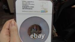 Niue COLOGNE Cathedral GERMANY Oval Shaped Coin 28grams. 925 NGC PF70