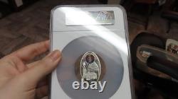 Niue COLOGNE Cathedral GERMANY Oval Shaped Coin 28grams. 925 NGC PF70