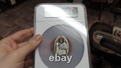 Niue COLOGNE Cathedral GERMANY Oval Shaped Coin 28grams. 925 NGC PF70