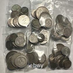 ONE 60 Gram Grab Bag Of Assorted World Silver Coins