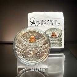 OPERA GARNIER Famous Opera 2 Oz Silver Coin 10$ Palau 2014