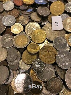 OVER 14 pounds BU UNC AU XF world foreign coin mix bulk Monaco lot & Silver