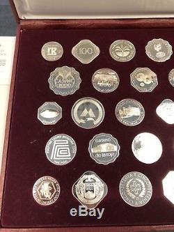 Official Gaming Coins Of The World's Great Casinos Sterling Silver Proof