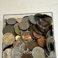Old Mixed World Coin Collection Bulk Lot of 5lbs + also has a ton of wheat penny