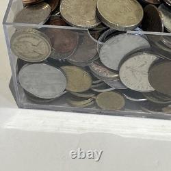 Old Mixed World Coin Collection Bulk Lot of 5lbs + also has a ton of wheat penny
