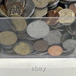 Old Mixed World Coin Collection Bulk Lot of 5lbs + also has a ton of wheat penny