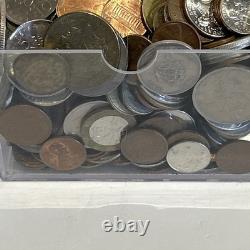 Old Mixed World Coin Collection Bulk Lot of 5lbs + also has a ton of wheat penny