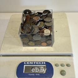 Old Mixed World Coin Collection Bulk Lot of 5lbs + also has a ton of wheat penny
