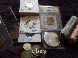 Old U. S & World Coins (100+ Pcs)