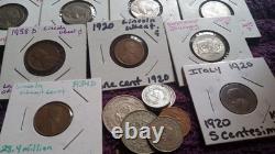 Old U. S & World Coins Lot(+100pcs)