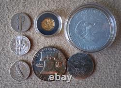 Old WORLD Silver Gold Coin Lot -1898 1971 -6 Silver 1 Gold Lot #891-8