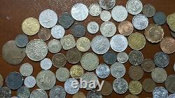 Over 2 Lbs Foreign Coin Lot