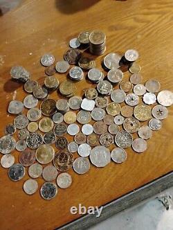 Over 300 Coins From Around The World. And Cash Just Added More