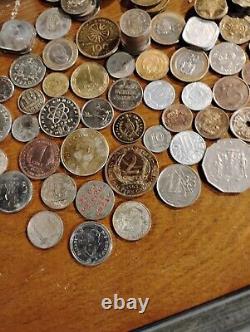 Over 300 Coins From Around The World. And Cash Just Added More