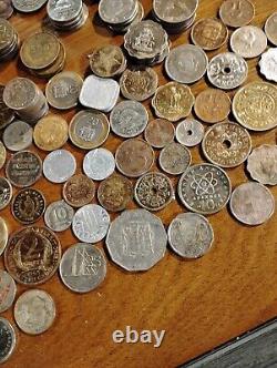 Over 300 Coins From Around The World. And Cash Just Added More