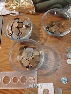 Over 300 Coins From Around The World. And Cash Just Added More