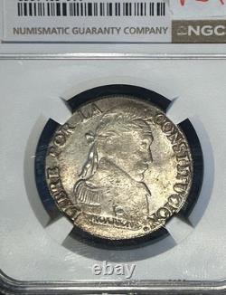P24 Bolivia 1830-PTS, JL Silver 4 Soles NGC MS-62