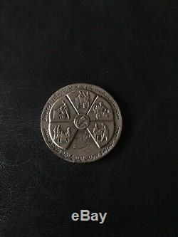 PAHLAVI Dynasty White Revolution Commemorative Medal Sterling Silver Coin 1967