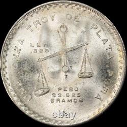 PCGS MS63 1980 MO Mexico Silver 1 Onza Amazing Rainbow toning