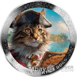 PIRATE CAT AI-NIMALS 1 Oz Silver Coin 1000 Francs Cameroon 2025