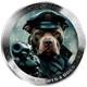 Police Dog Ai-nimals 1 Oz Silver Coin 1000 Francs Cameroon 2025