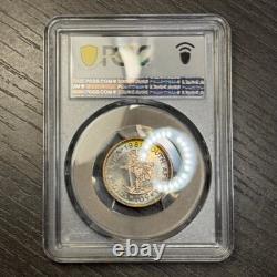 PR68 1961 South Africa 10 Cent Silver Proof, PCGS- Rainbow Toned (Only 1 Finer!)